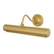Mullan Lighting Elle 35.5 cm with Solid Brass Picture Light in Satin Brass