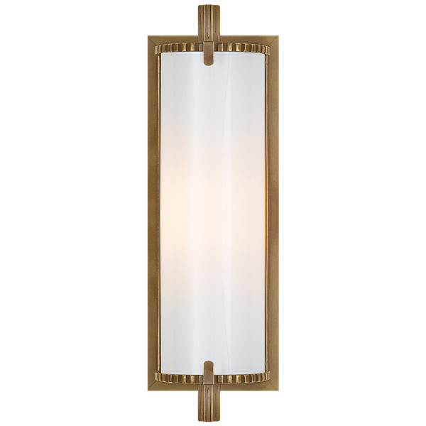 Visual Comfort Calliope Small Wall Light with White Glass