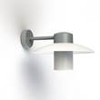 Roger Pradier Aubanne Frosted Glass Downwards Wall Bracket with Flexible Polycarbonate Reflector in Metal Grey
