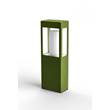 Roger Pradier Brick Small Clear Glass Bollard with Removable Bulb Cover in Fern Green