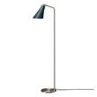 Rubn Miller LED Floor Lamp with Brass or Iron Base in Slate Grey/Steel