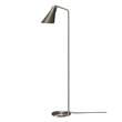 Rubn Miller LED Floor Lamp with Brass or Iron Base in Umbra Grey/Steel