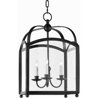 Arch Top Clear Glass Small Pendant Lantern