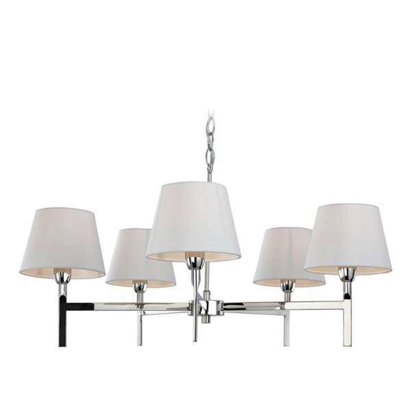 Firstlight Transition Polished Stainless Steel 5 Light Fitting