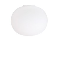 Glo-Ball Ceiling 2 Flush Mounted Flashed Opaline Glass