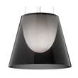 Flos KTribe S3 Large Pendant with Steel Cable Suspension & Drum style Shade in fumée