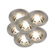 Nordlux Halo-Star Halo - Star Set of 6 Simple Downlights Incl Bulbs in Brushed steel