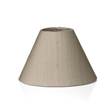 Dar Rohan Candle Clip Silk Shade in Taupe