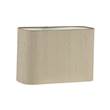 Dar Zoffany Rounded Rectangle Small Silk Shade in Taupe