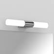 Astro Padova Modern Bathroom Wall Light with White Opal Glass Diffuser in Chrome