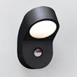 Astro Soprano Exterior Wall Light Low energy with PIR in Black