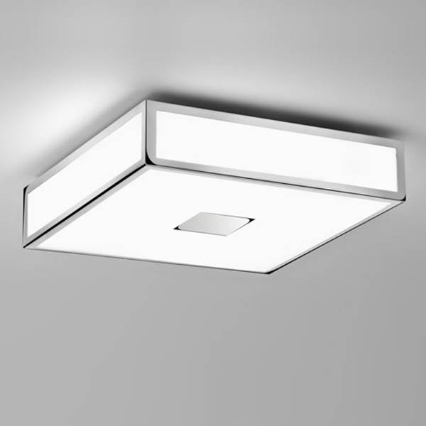 Astro Mashiko 300 Classic Ceiling Light Polished Chrome with Opal Glass Diffuser