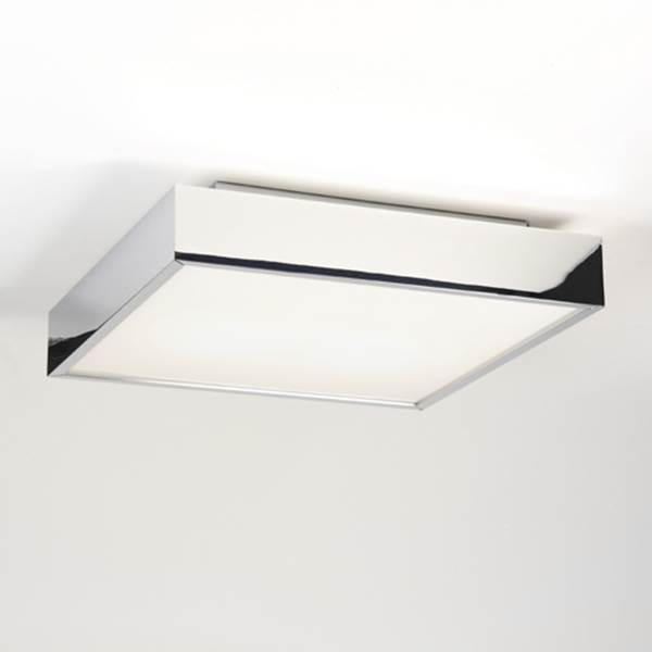 Astro Taketa Square ceiling light with white glass diffuser