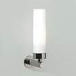 Astro Tube 120 Wall Light Polished Chrome  with Opal Glass in LED