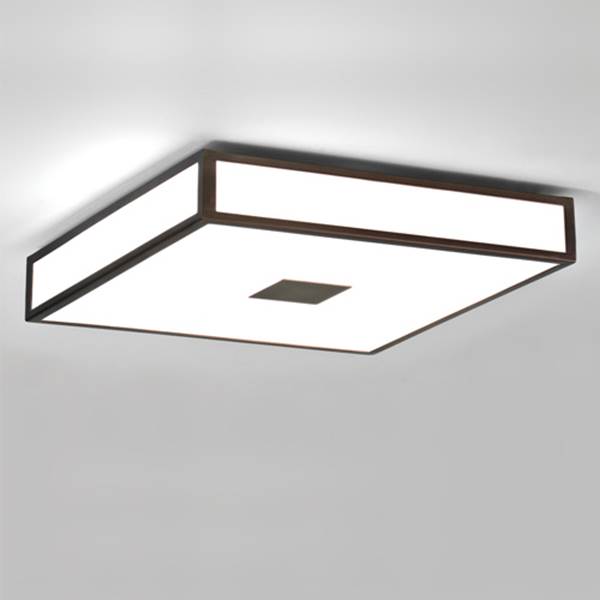 Astro Mashiko 400 Large Square Ceiling Light with Opal Glass