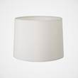 Astro Tapered Drum Fabric Shade in white