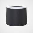 Astro Tapered Drum Fabric Shade in Black