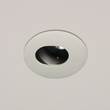 Astro Lenta Adjustable LED Downlight White in Painted silver