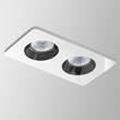 Astro Vetro Twin Bathroom LED Recessed Downlight in White