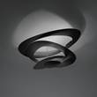 Artemide Pirce Mini LED Ceiling Light in Aluminium in Black