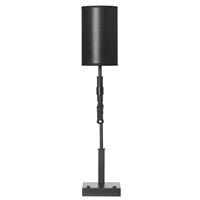 Butler Table Lamp Black/Black Chinette