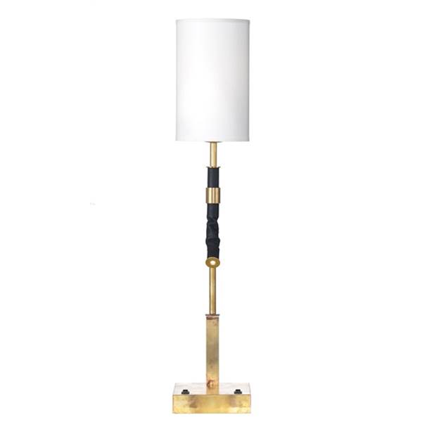 Orsjo Butler Table Lamp Rough Brass/Off-White Chinette