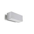 LEDS C4 Afrodita Wall Light Surface Mounting, Up / Down Lighter in Grey
