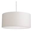 Dar Almeria 50CM Easy Fit Pendant Light with Drum Shade in Ivory