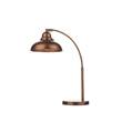 Dar Dynamo Adjustable Head Table Lamp in Antique Copper
