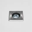 Astro Gramos Square Ground Light in Brushed Stainless Steel