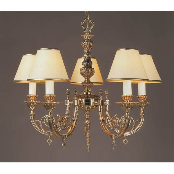 Impex CHELSEA 5Light Polished Brass Gold