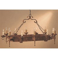 REFECTORY 6Light/6 Candle Oblong