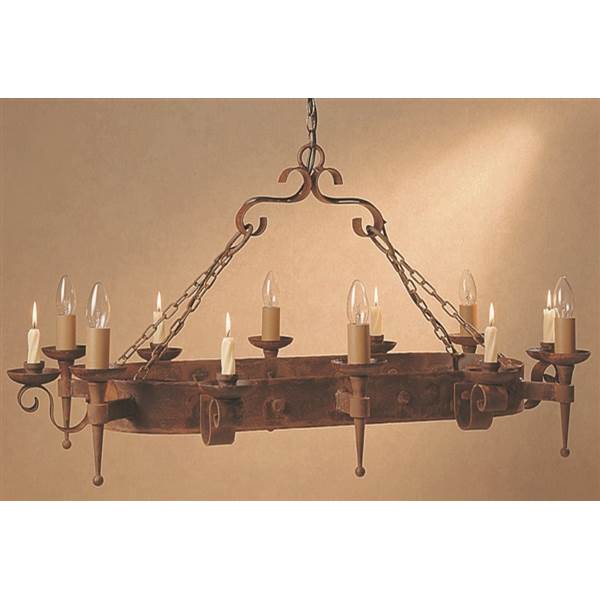 Impex REFECTORY 6Light/6 Candle Oblong