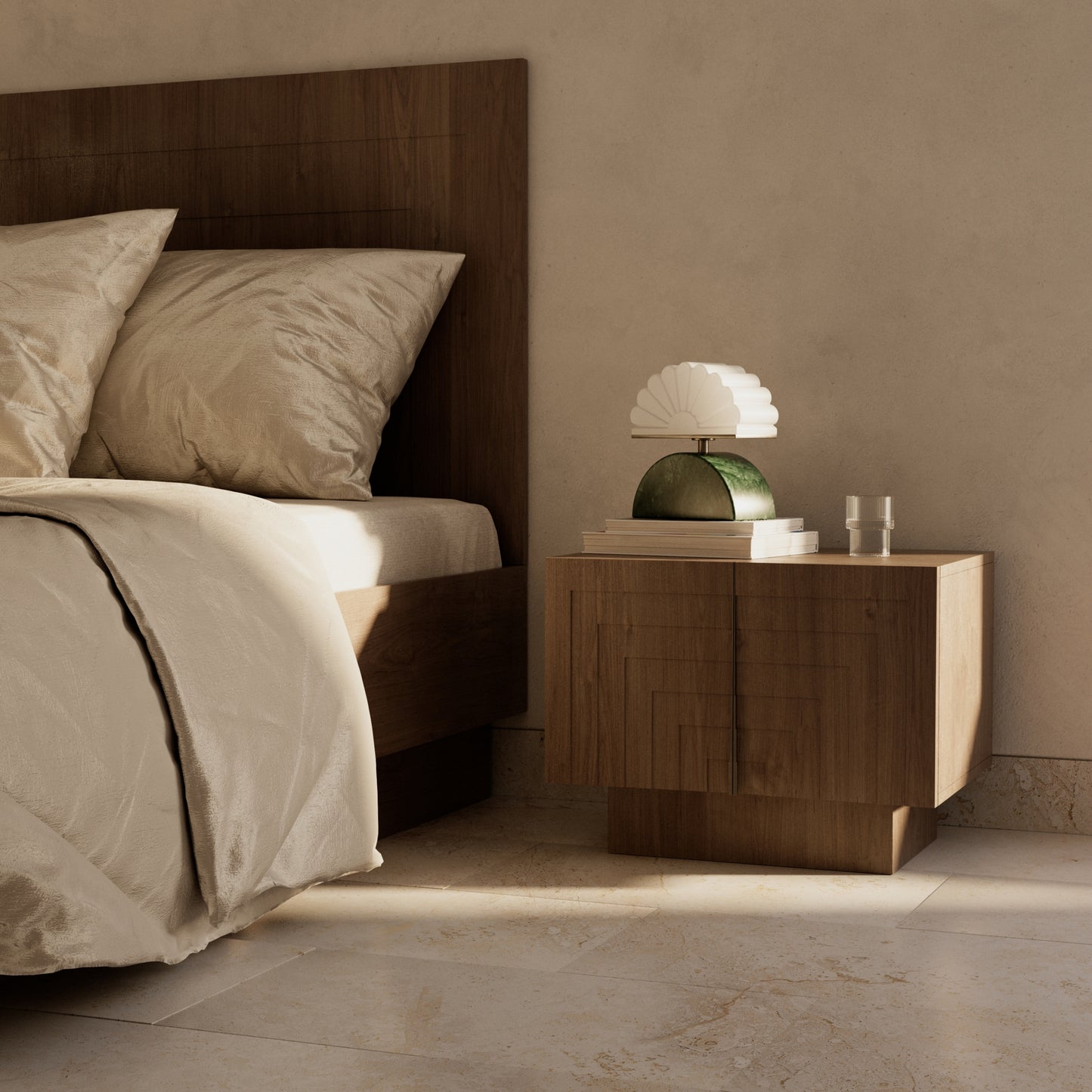 Gina Table Lamp in Aged Gold