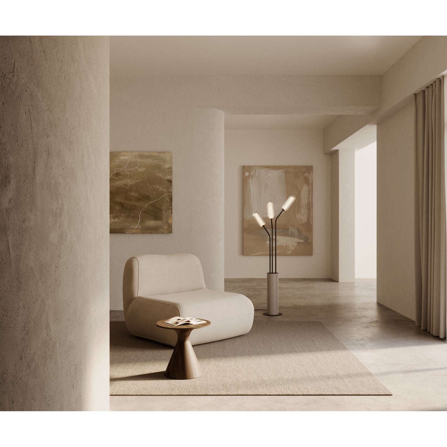 Lari 3-Light Floor Lamp