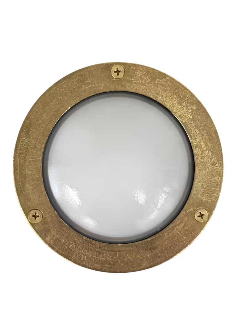 Outdoor Plain Compact Mini Circular Bulkhead Wall Light