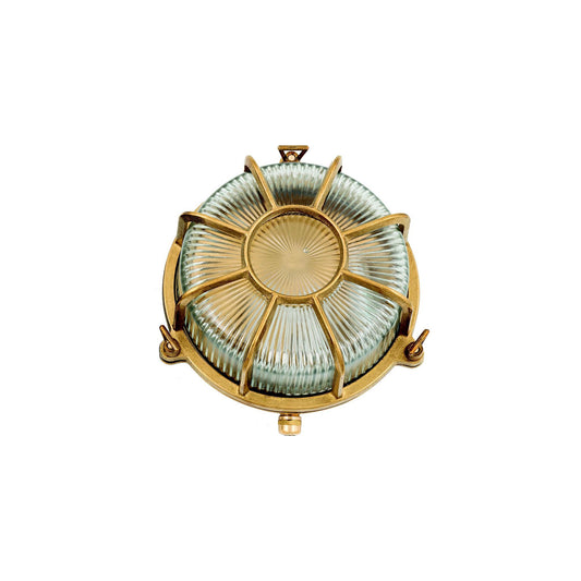 Extra Large Radial Porthole Bulkhead Outdoor Wall Light
