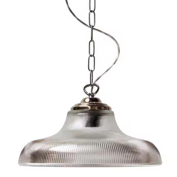 London Prismatic Railway Glass Pendant Light