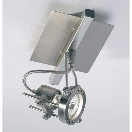 Bauhaus Single Wall Bracket Satin Chrome