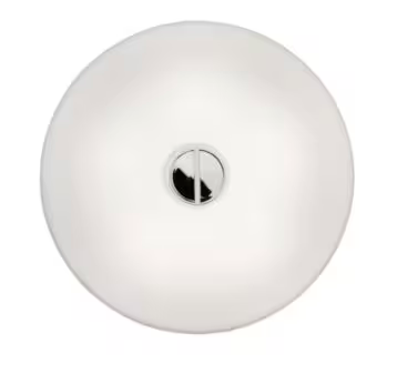 Button Ceiling and Wall Light White