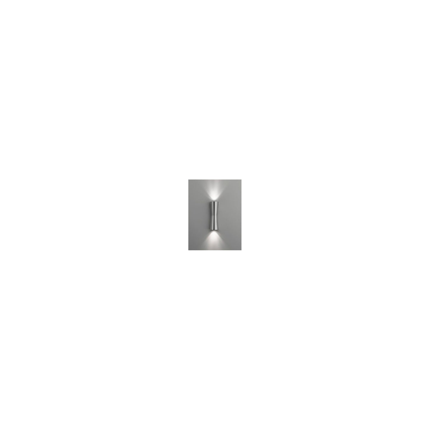 Clessidira 40Â° LED Direct or Indirect Wall Washer Aluminium