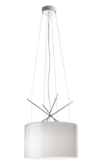Ray S Plated Metal Pendant with Aluminium Diffuser