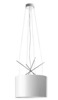 Ray S Plated Metal Pendant with Aluminium Diffuser