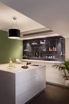 Ray S Plated Metal Pendant with Aluminium Diffuser