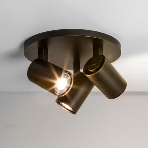 Ascoli 3-Light Round Adjustable Ceiling Spotlight