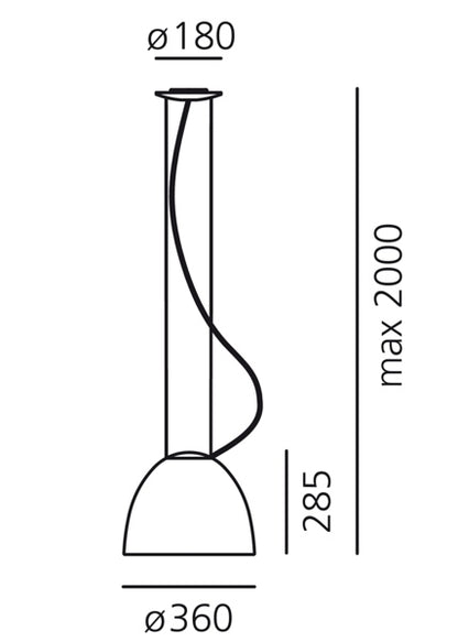 Nur Mini Halo Suspension Light