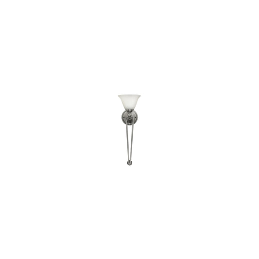 Bolla 1-Light Wall Torchiere Brushed Nickel
