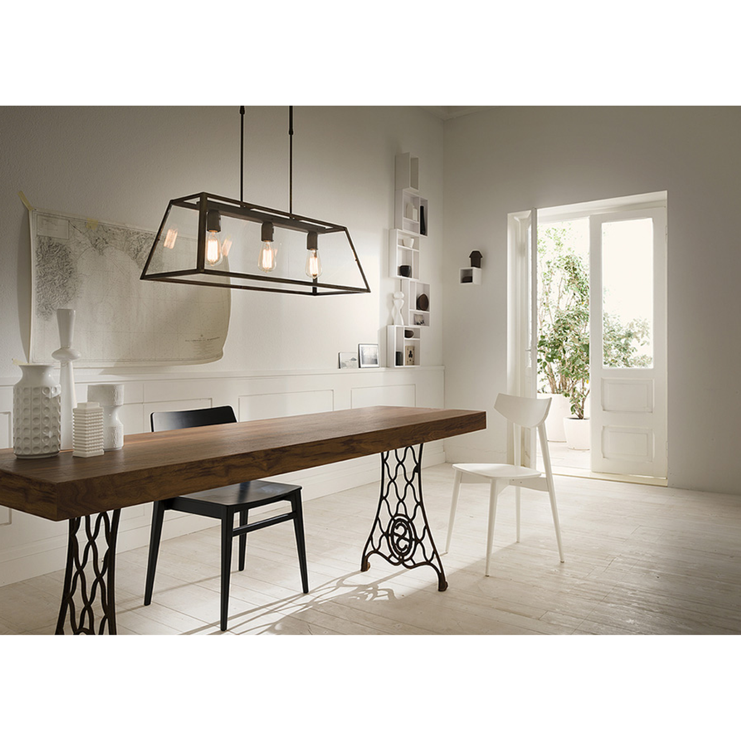 London Angular Indoor Suspension Lamp