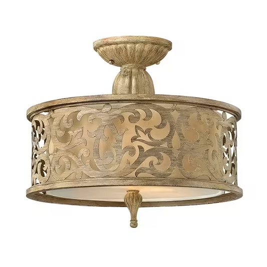 Carabel 3-Light Large Semi-Flush