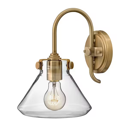 Congress Clear Glass Wall Light